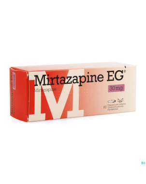 Mirtazapine eg 30mg pi pharma comp pell  60 pip