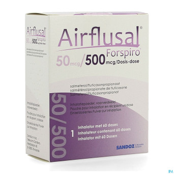 Airflusal forspiro 50mcg/500mcg pulv inh. 1x60 dos