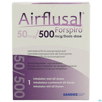 Airflusal forspiro 50mcg/500mcg pulv inh. 1x60 dos