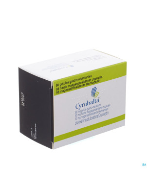 Cymbalta 60 mg gastro resist. caps  98 x 60 mg