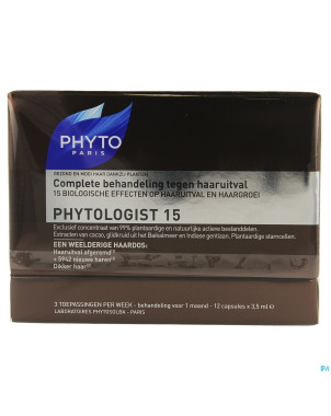 Phytologist 15 coffret a/chute prem. fiol 12x3,5ml