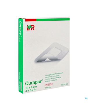 Curapor pans chirurg. sterile  10cmx 8cm   5 32903