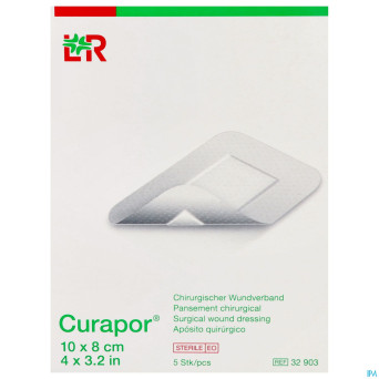 Curapor pans chirurg. sterile  10cmx 8cm   5 32903