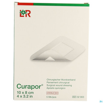 Curapor pans chirurg. sterile  10cmx 8cm   5 32903