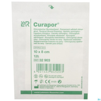 Curapor pans chirurg. sterile  10cmx 8cm   5 32903