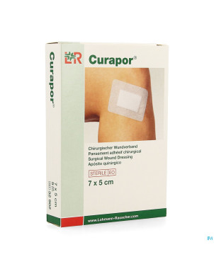 Curapor pans chirurg. sterile   7cmx 5cm   5 32902