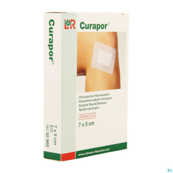 Curapor pans chirurg. sterile   7cmx 5cm   5 32902