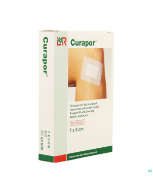 Curapor pans chirurg. sterile   7cmx 5cm   5 32902