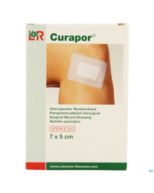Curapor pans chirurg. sterile   7cmx 5cm   5 32902