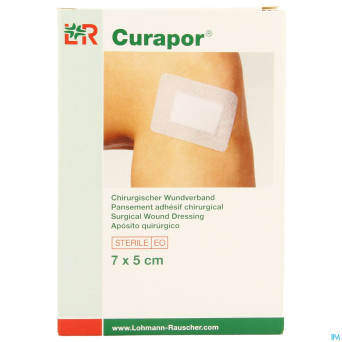 Curapor pans chirurg. sterile   7cmx 5cm   5 32902