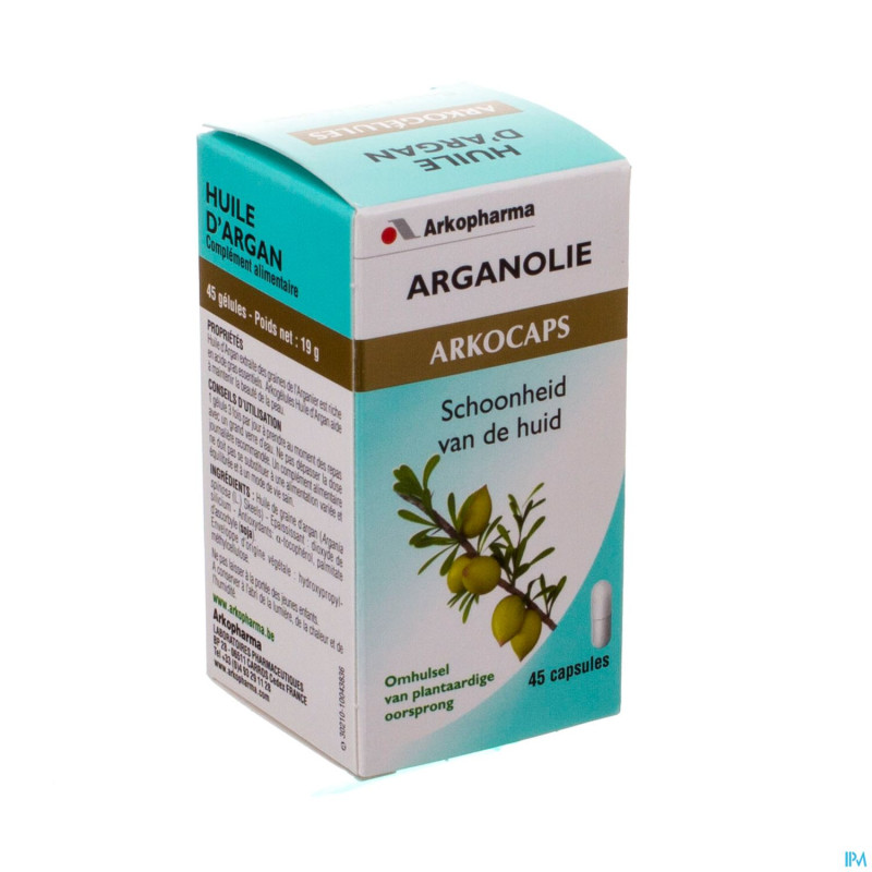 Arkogelules huile argan    caps  45 cfr 2898161