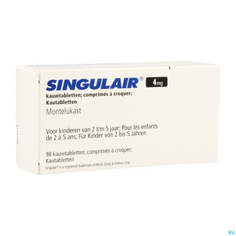 Singulair  4mg comp a croquer 98 pip