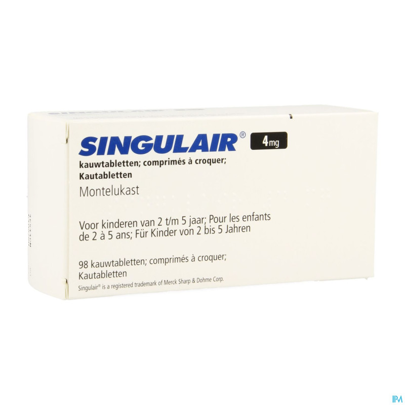 Singulair  4mg comp a croquer 98 pip