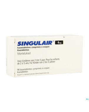 Singulair  4mg comp a croquer 98 pip