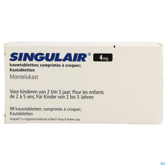 Singulair  4mg comp a croquer 98 pip