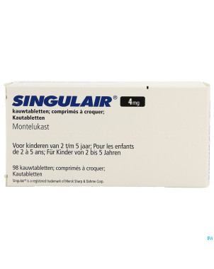 Singulair  4mg comp a croquer 98 pip