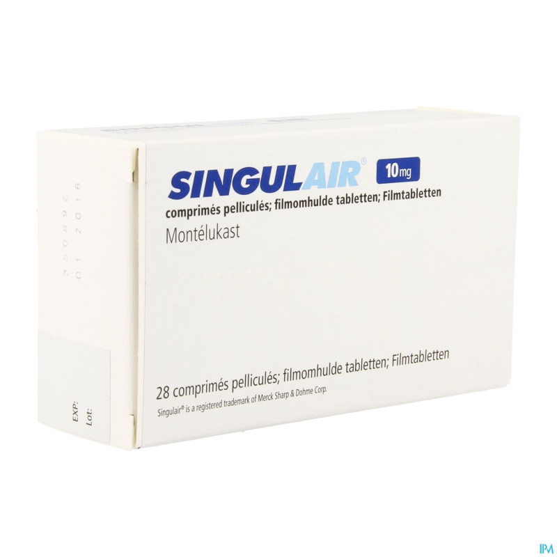 Singulair 10mg pi pharma comp pell 28 pip