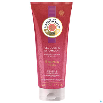 Roger&gallet gingembre rouge gel douche tube 200ml