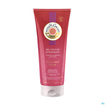 Roger&gallet gingembre rouge gel douche tube 200ml