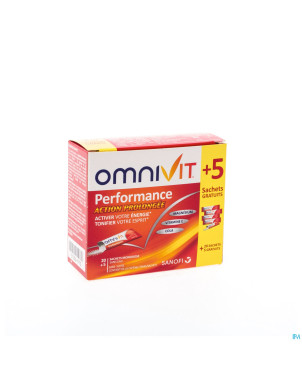 Omnivit performance monodose sach 20+sach 5 monod.