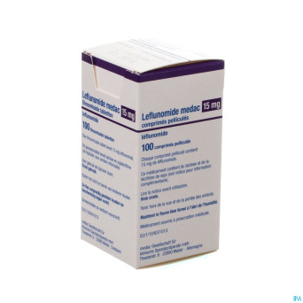 Leflunomide medac comp pell 100 x 15 mg