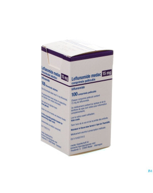 Leflunomide medac comp pell 100 x 15 mg