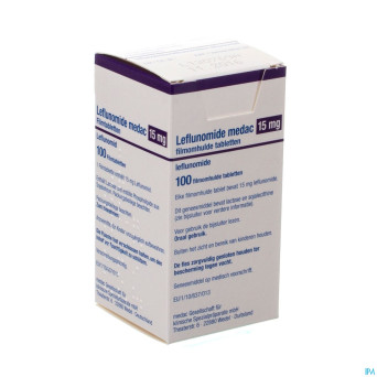 Leflunomide medac comp pell 100 x 15 mg