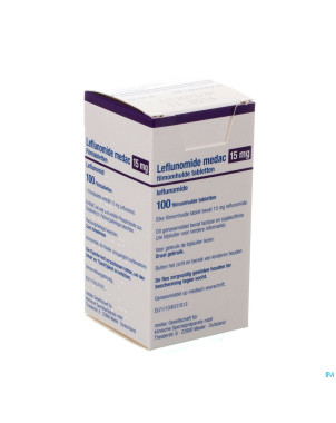 Leflunomide medac comp pell 100 x 15 mg