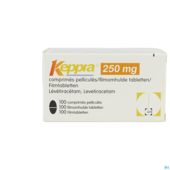 Keppra  250mg pi pharma comp pell 100x 250mg pip