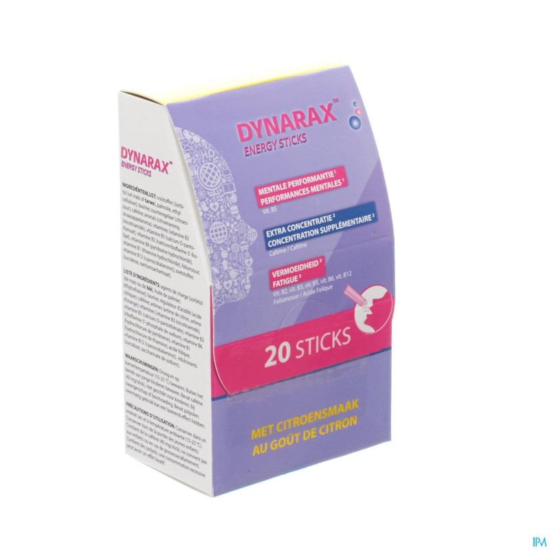 Dynarax energy sticks 20