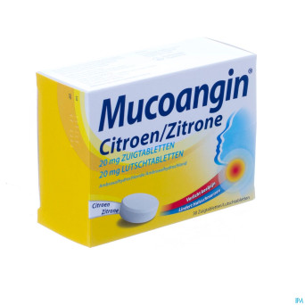 Mucoangin citron past a sucer 30x20mg