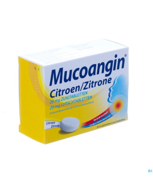 Mucoangin citron past a sucer 30x20mg