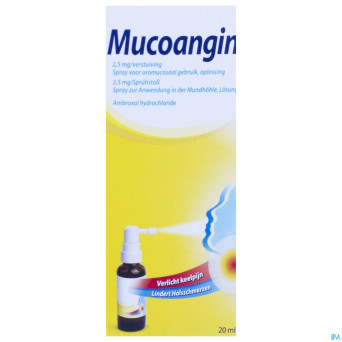 Mucoangin 2,5 mg pulv sol pulv buccale 20 ml