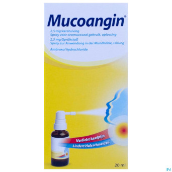 Mucoangin 2,5 mg pulv sol pulv buccale 20 ml