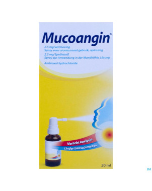 Mucoangin 2,5 mg pulv sol pulv buccale 20 ml