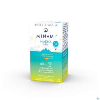 Minami mor dha mini    pot softgels  60