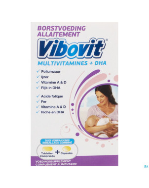 Vibovit allaitement    30 tabl + 30 caps