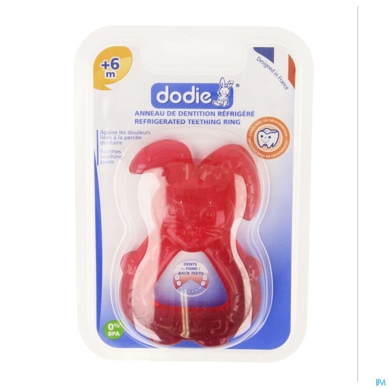 Dodie anneau dentition refrigere lapin rose