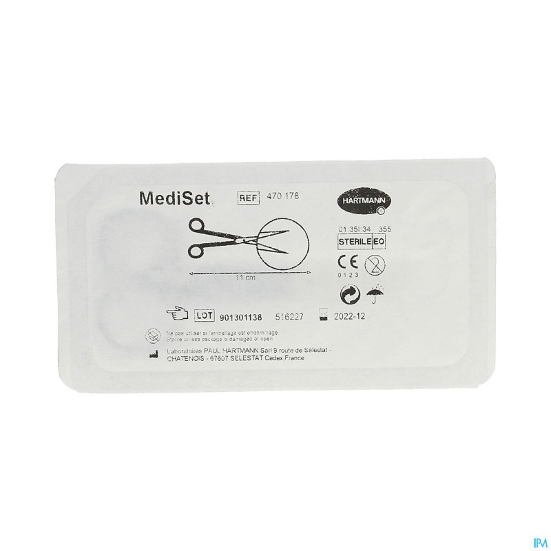 Mediset hartm ciseaux pointus (bulk)    4701785