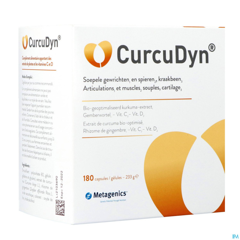 Curcudyn    caps 180 19387 metagenics