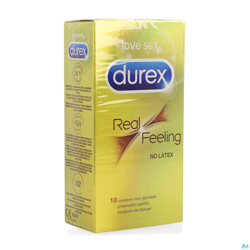 Durex real feeling latex free condoms 10