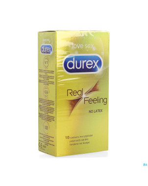 Durex real feeling latex free condoms 10