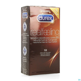 Durex real feeling latex free condoms 10