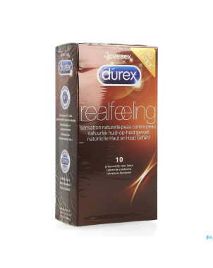 Durex real feeling latex free condoms 10