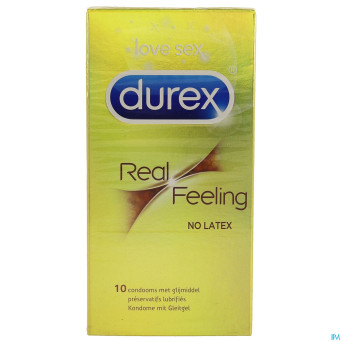Durex real feeling latex free condoms 10