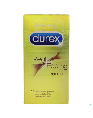 Durex real feeling latex free condoms 10