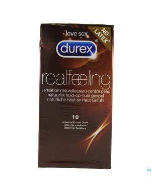 Durex real feeling latex free condoms 10