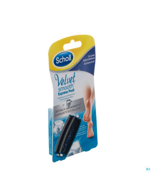 Scholl velvet smooth expr.pedi 2roul.2extra exfol.