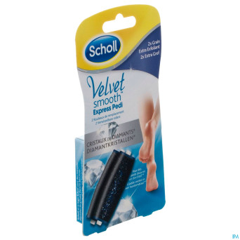 Scholl velvet smooth expr.pedi 2roul.2extra exfol.