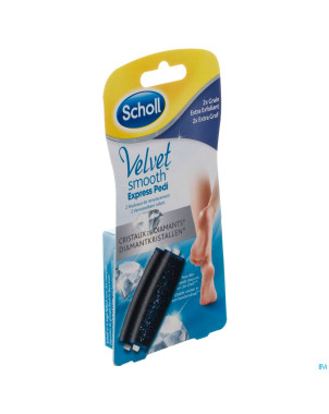 Scholl velvet smooth expr.pedi 2roul.2extra exfol.